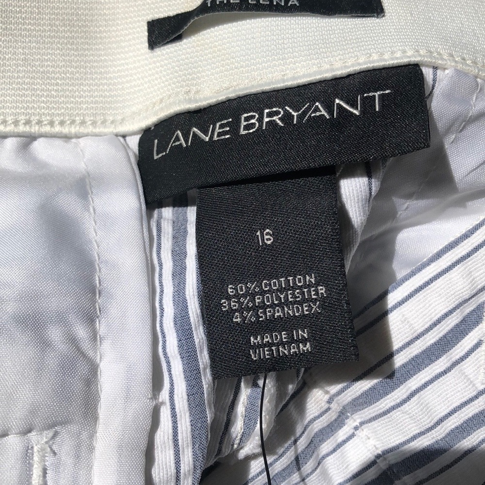 NWT Lane Bryant The Lena Striped Capris Size 16 - Picture 12 of 12